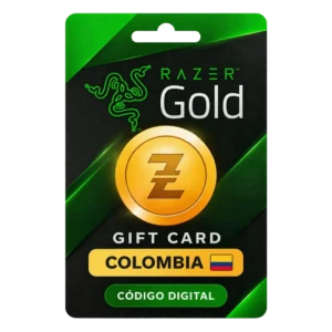 TRazer Gold Colombia gift card digital con código para la región Colombia